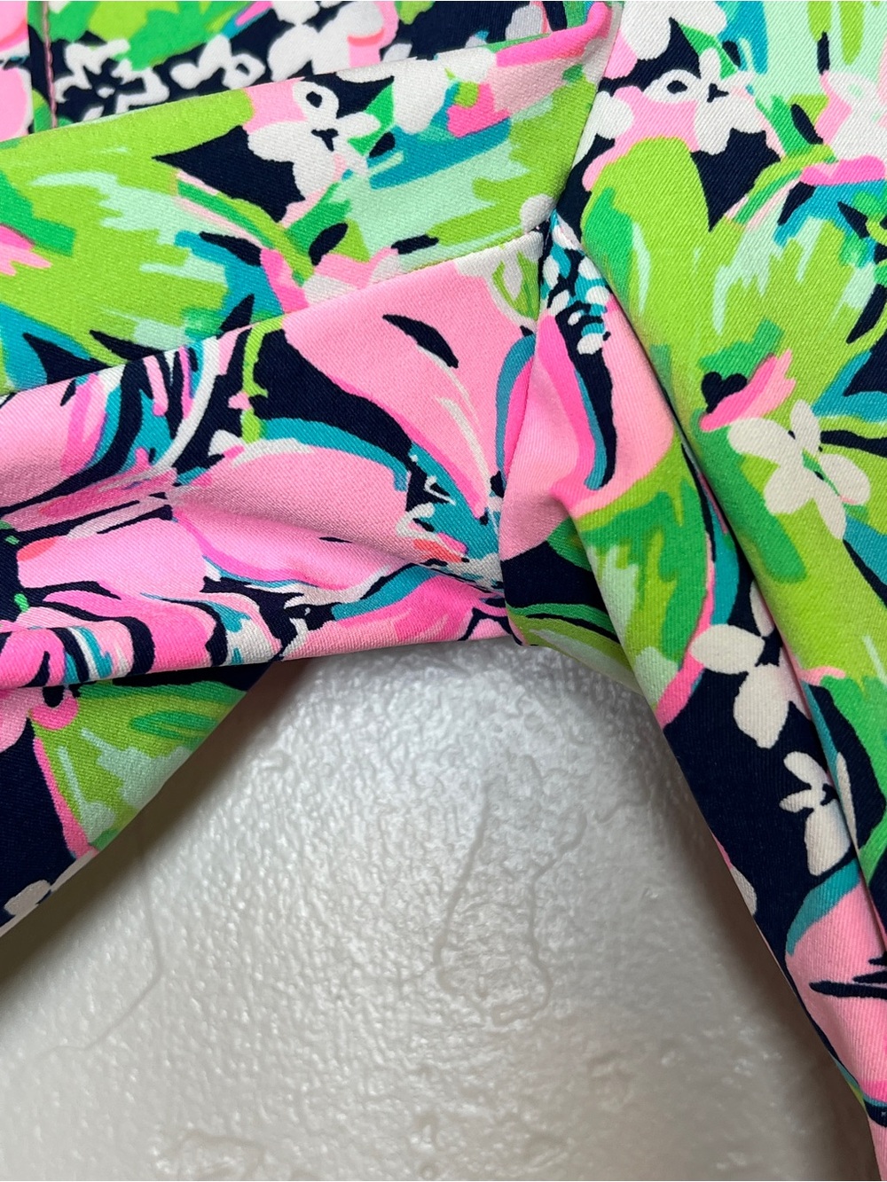 LILLY PULITZER Women’s Size 2 Pink Floral Luxletic Pull-On Ankle Golf Pant - Picture 12 of 13